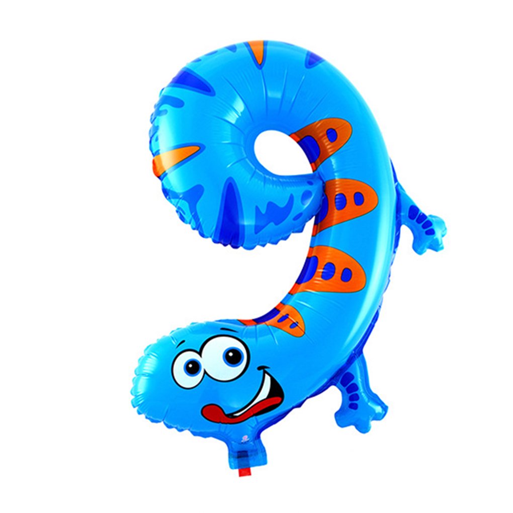 Animal Birthday Balloon | Number 9