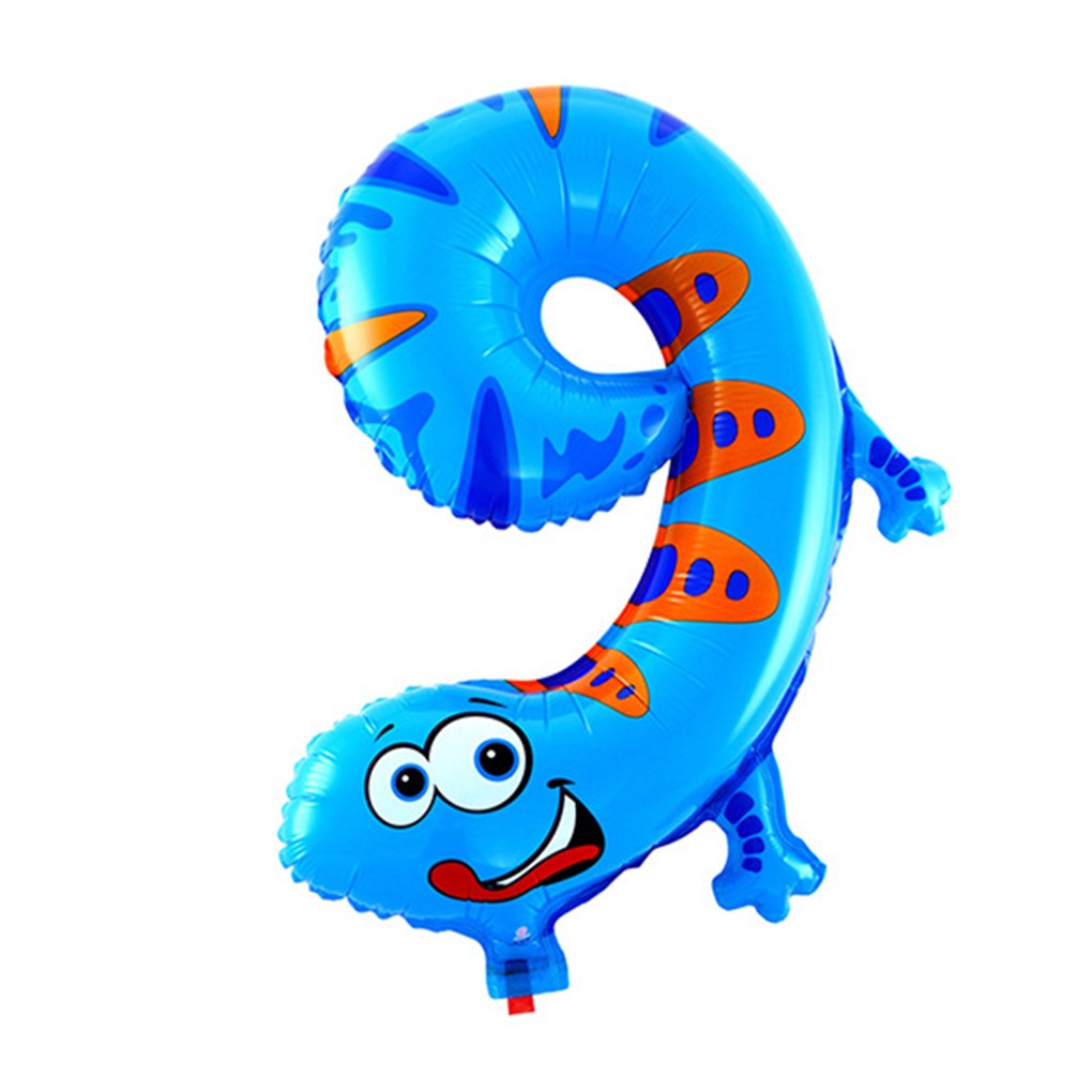 Animal Birthday Balloon | Number 9