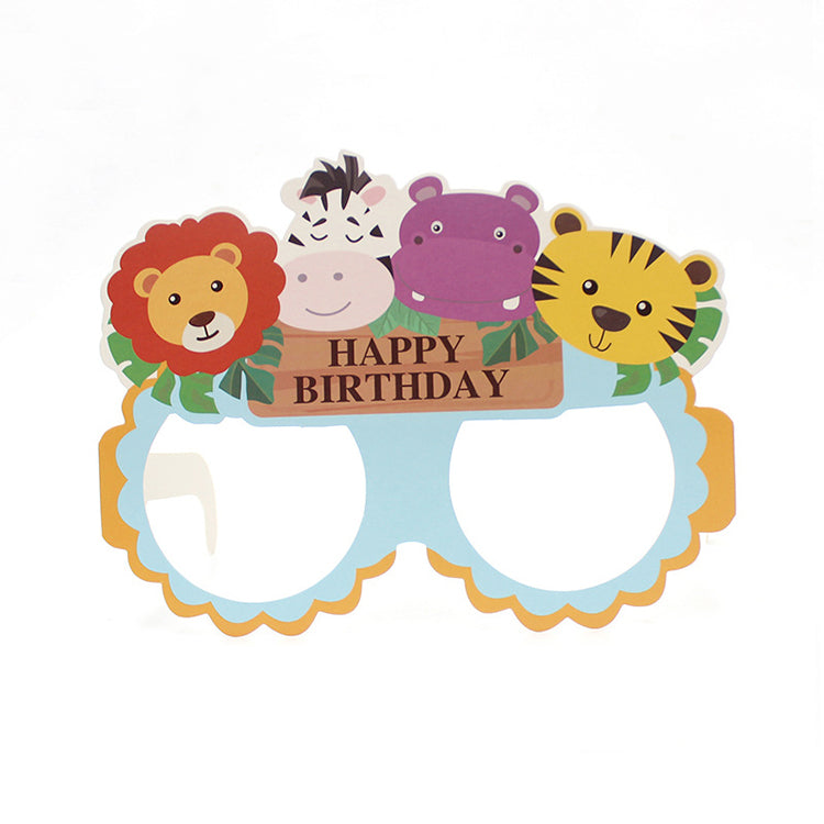 Party Paper Glasses | Animal Zoo - iKids
