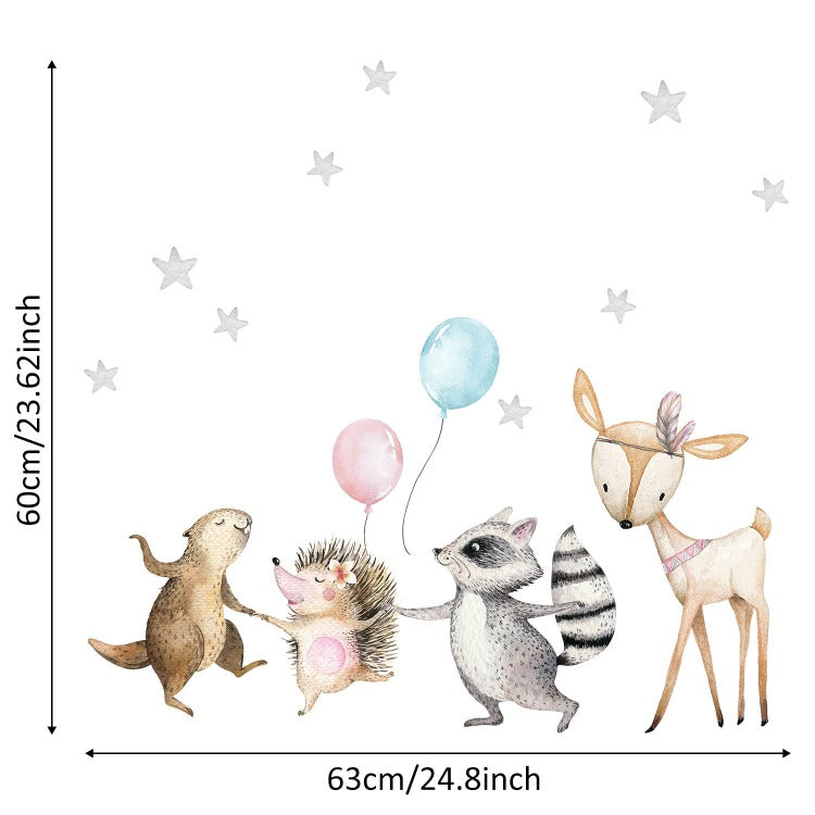 Animal Wall Decal | Dancing Animals - iKids