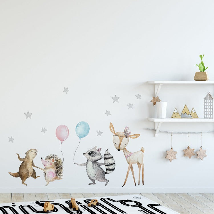 Animal Wall Decal | Dancing Animals - iKids