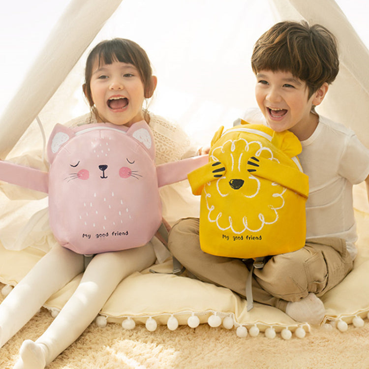 Cartoon Children's Backpack | Yellow Lion - iKids