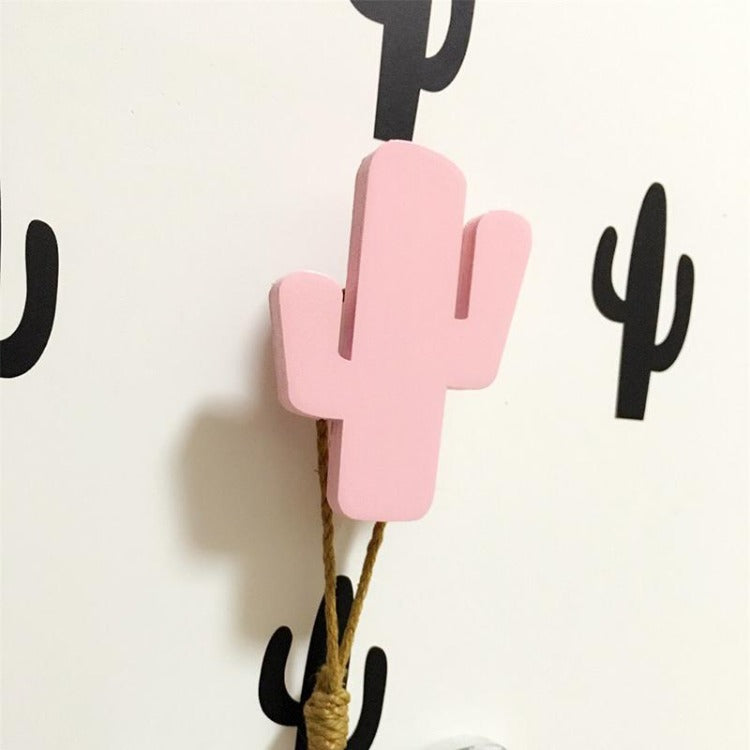 Cactus Wall Hook Pink - iKids