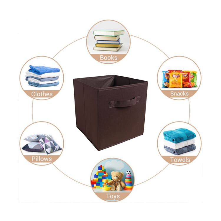 Foldable Storage Boxes | Coffee - iKids