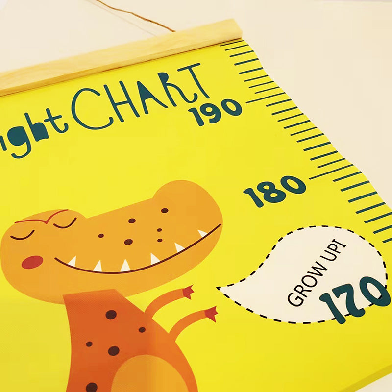 Wide Height Chart | Cotton Dinosaur