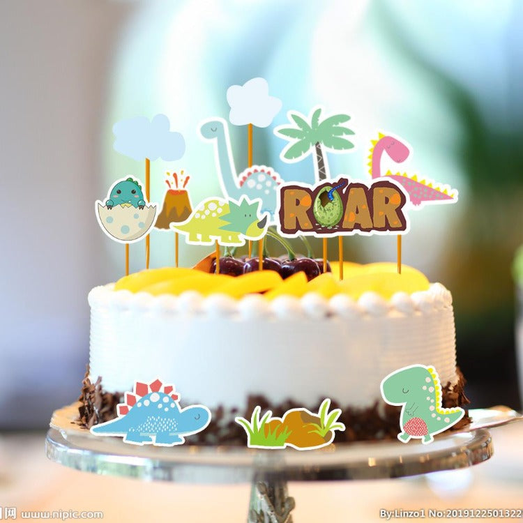 Dinosaur Cupcake Toppers - iKids