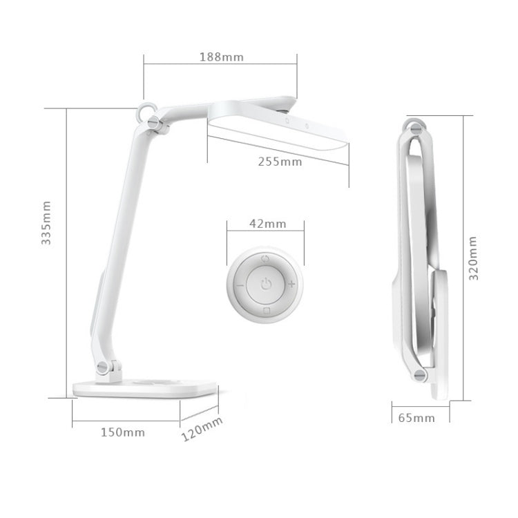 Rechargeable Dimmable Desk Lamp with Remote Control - iKids