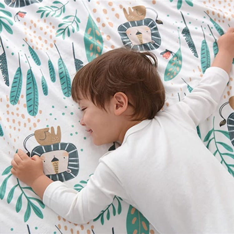 Big Minky Dot Blanket | Jungle Lion -  iKids