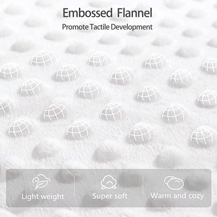 Big Minky Dot Blanket | Elephant - iKids