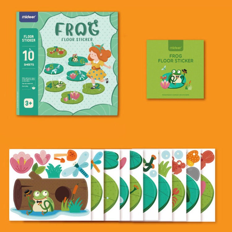 Mideer Hopscotch Sticker Set | Frog - iKids
