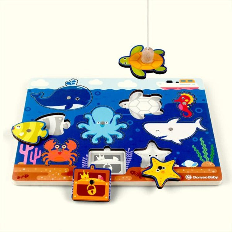 Fishing Game See-Inside Puzzle - iKids
