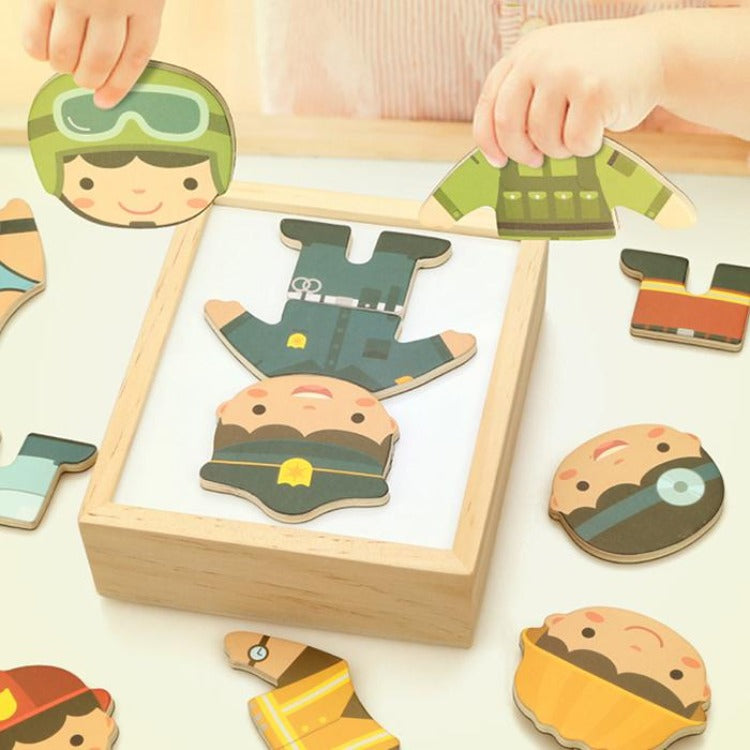Kids Magnetic Dress Up Puzzle - iKids