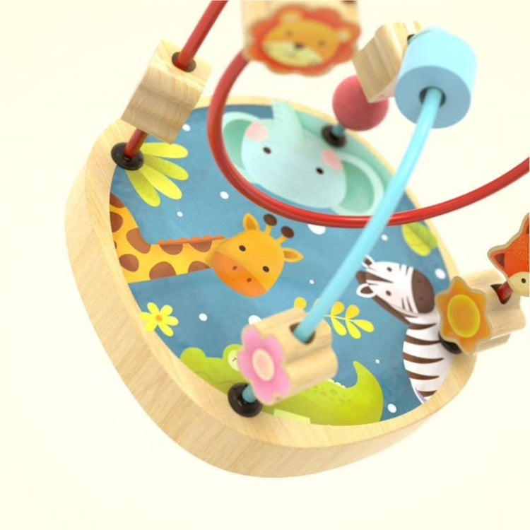 Wooden Beads Maze Animal Forest - iKids