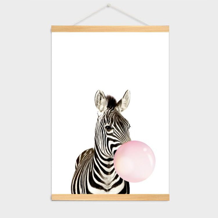 Poster Hanger Frame - Bubble Zebra - iKids