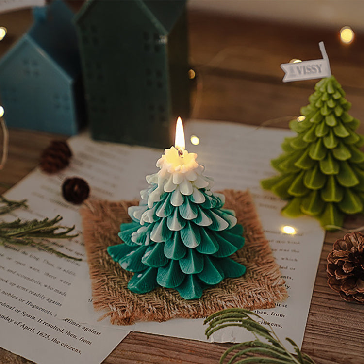 Scented Candle | Green 3D Christmas Tree - iKids