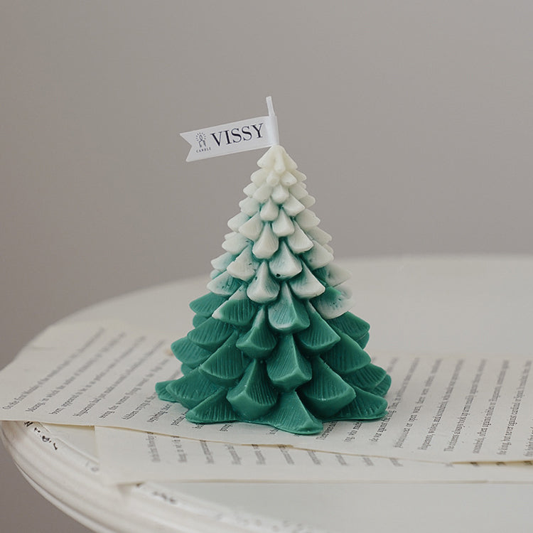 Scented Candle | Green 3D Christmas Tree - iKids