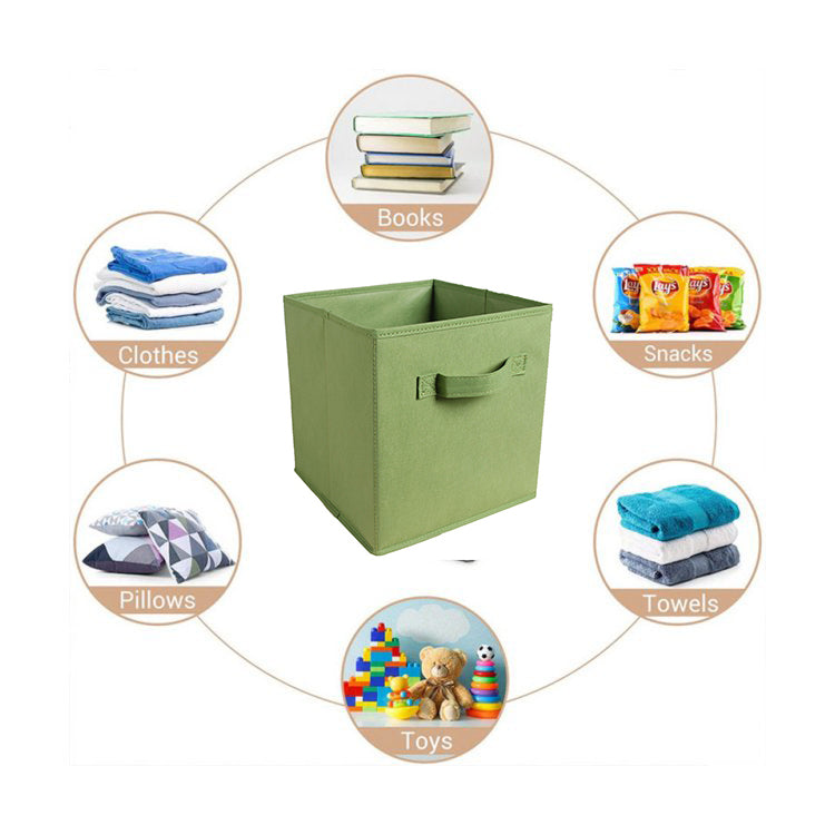Foldable Storage Boxes | Green - iKids
