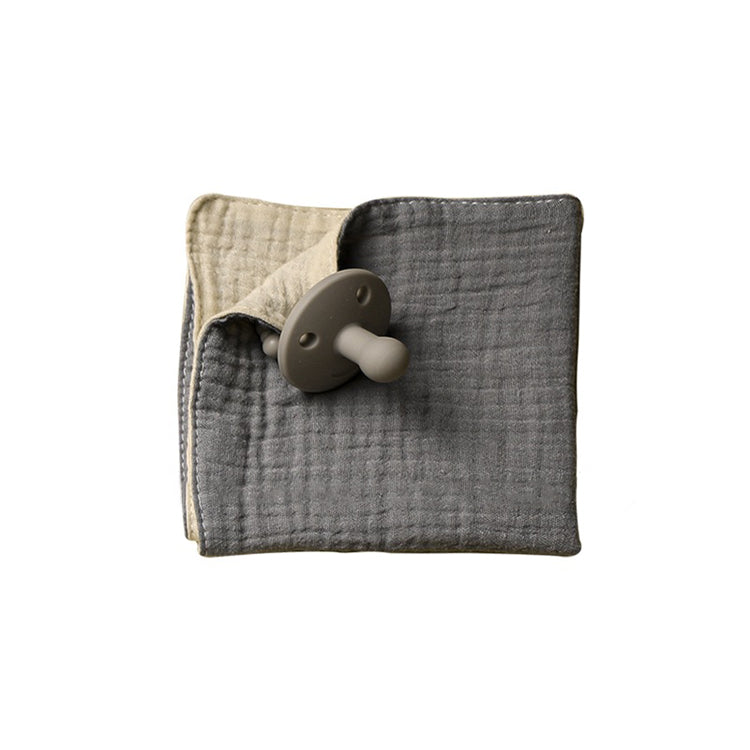 Pure Cotton Comforter with Pacifier | Grey - iKids