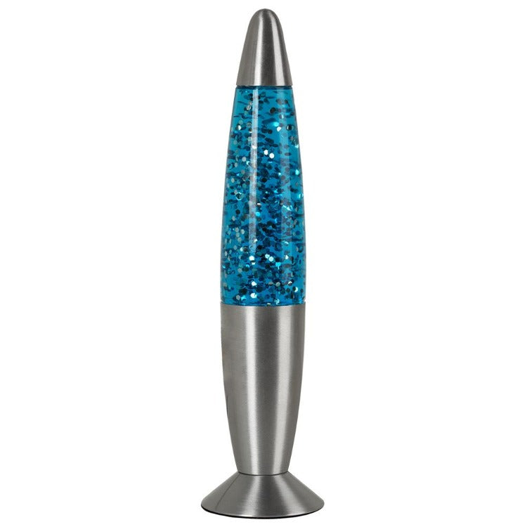 Peace Motion Glitter Lamp Blue - iKids