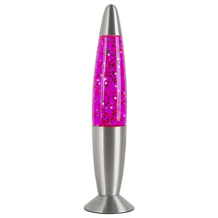 Peace Motion Glitter Lamp Pink - iKids