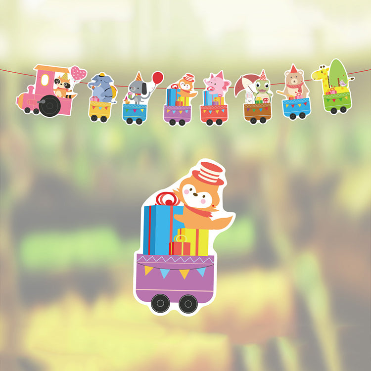 Train Party Banner - iKids