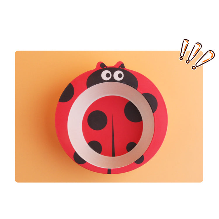 Bamboo Fiber Bowl Ladybird - iKids