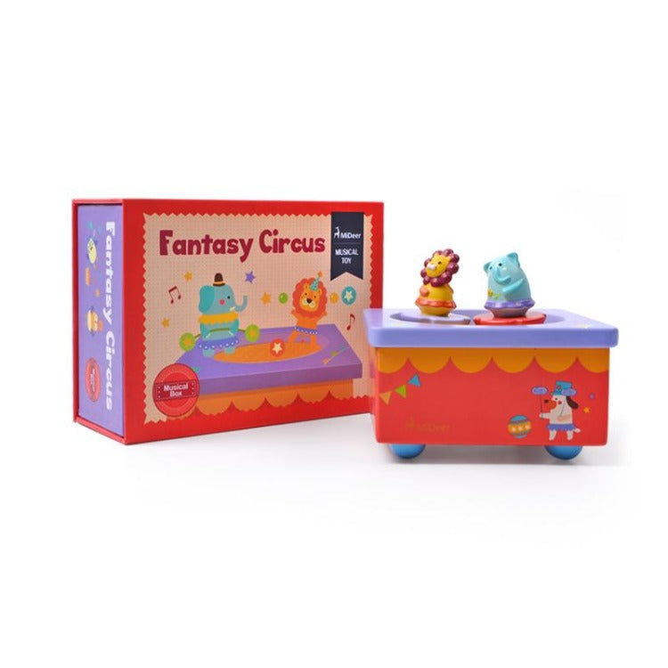 Wooden Musical Box Fantasy Circus - iKids