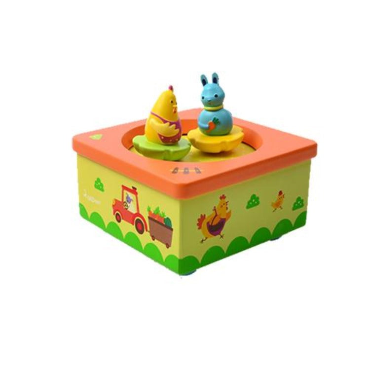 Wooden Musical Box Happy Farm - iKids