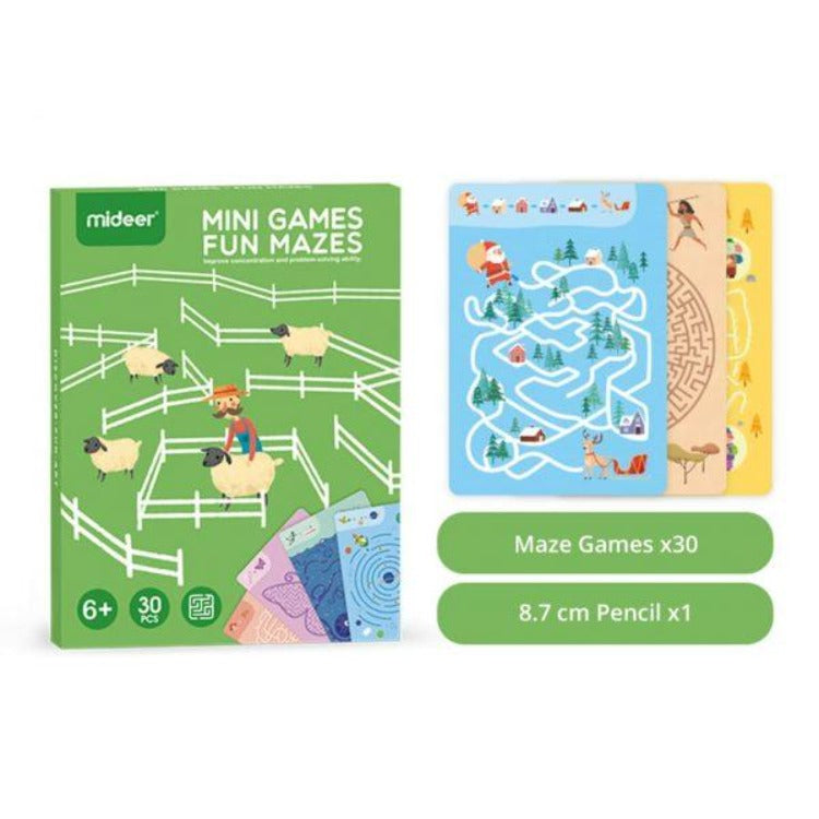 Mideer Mini Games Fun Mazes - iKids