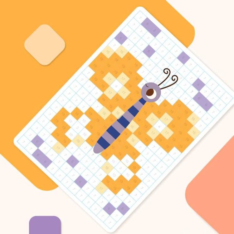Mideer Mini Games Colouring Pixels - iKids