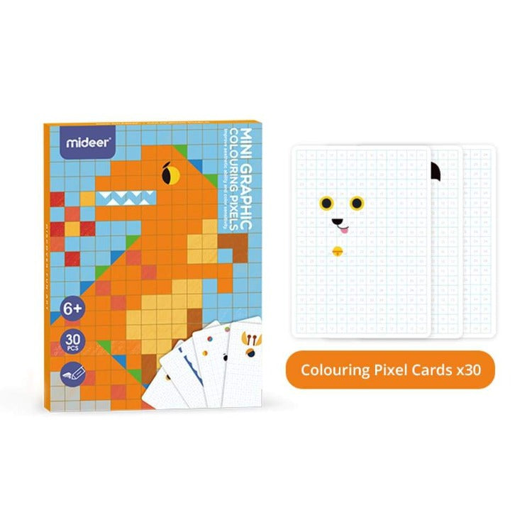 Mideer Mini Games Colouring Pixels - iKids