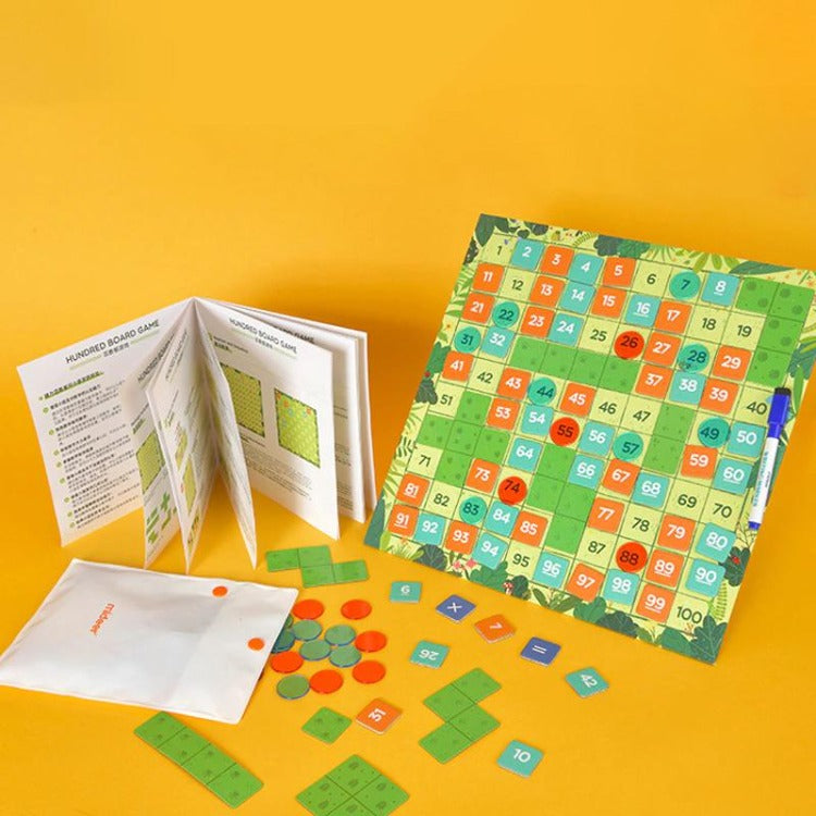 Mideer Magnetic Hundred Board Game - iKids