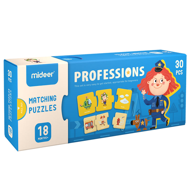 Mideer Matching Puzzle | Professions - iKids