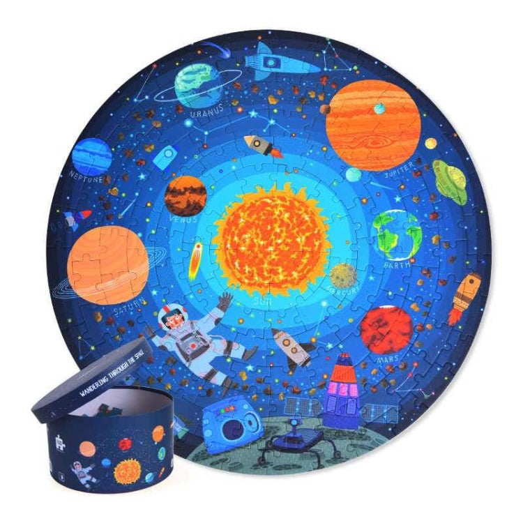 Mideer Circle Puzzle - Wandering Through The Space - iKids