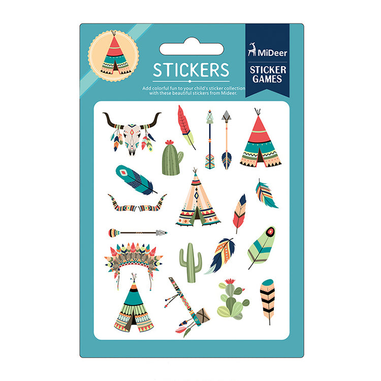 Mideer Indian Colourful Stickers - iKids