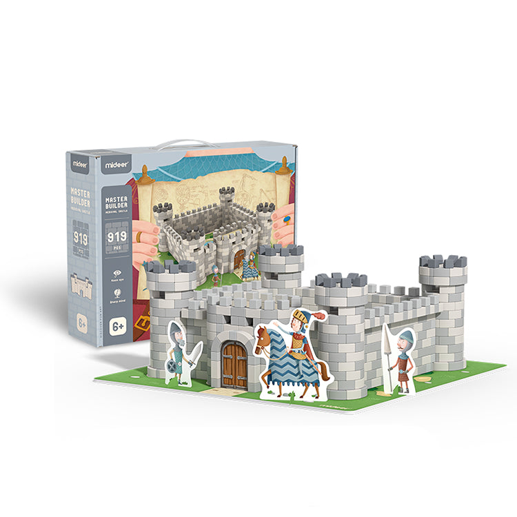 Mideer Master Reusable Builder | Medieval Castle - iKids