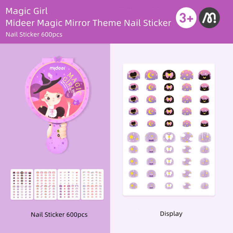 Mideer Magic Mirror Theme Nail Stickers | Magic Girl MD4201 - iKids