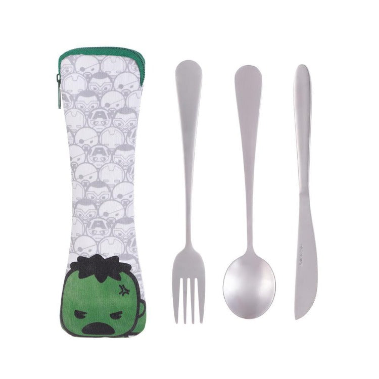 Cutlery Set 3-Pcs Hulk - iKids