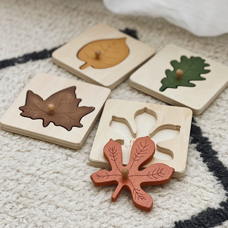 Montessori Leaf Puzzle - iKids