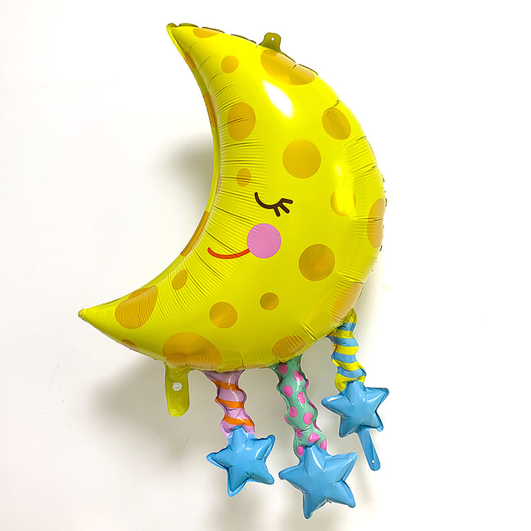 Moon and Stars Foil Balloon - iKids