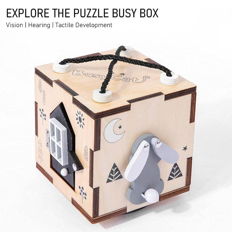 6 Side Busy Boards Cube | Nature - iKids
