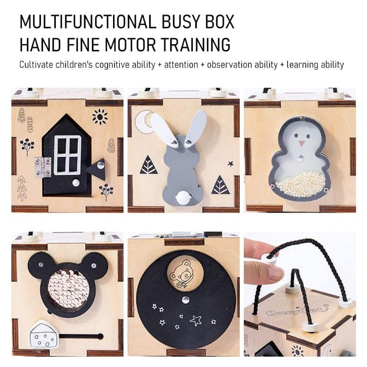 6 Side Busy Boards Cube | Nature - iKids