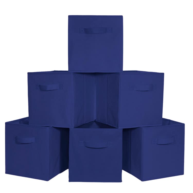 Foldable Storage Boxes | Navy - iKids