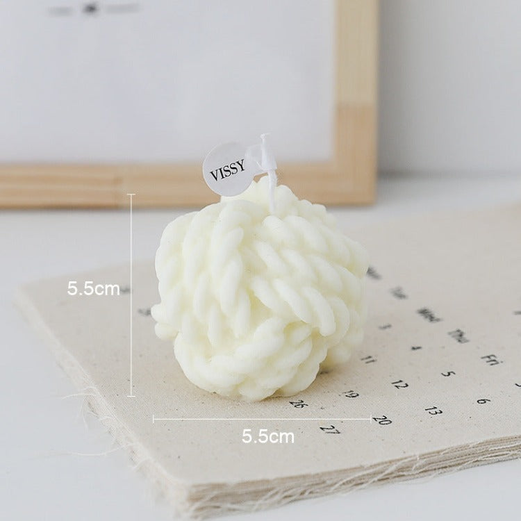 Scented Candle | White Ball of Yarn - iKids