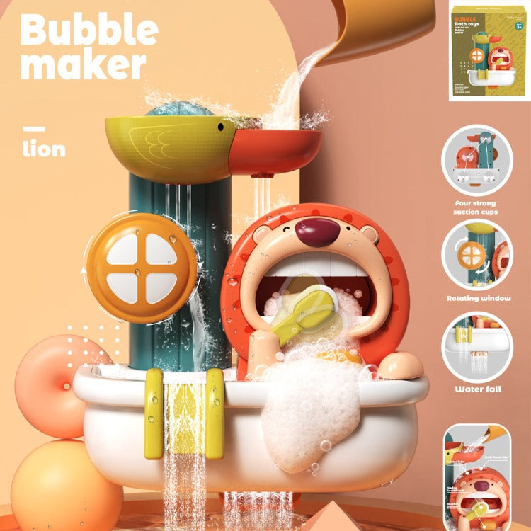 Lion Bubble Maker Bath Toy - iKids