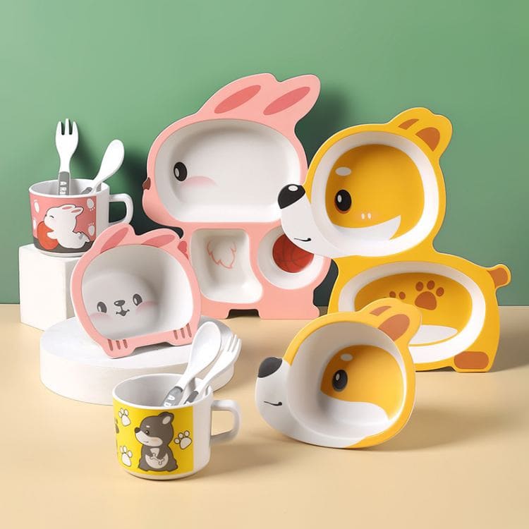 5 Piece Dinner Set | Rabbit - iKids