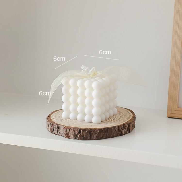 Scented Candle | 5 Level White Bubble Cube - iKids