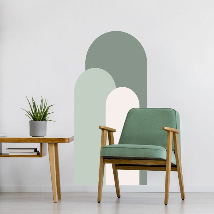 Triple Arch Wall Decal | Sage - iKids