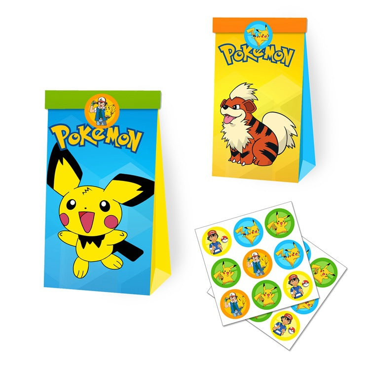 Paper Party Bag | Pokémon | 12 Pcs - iKids