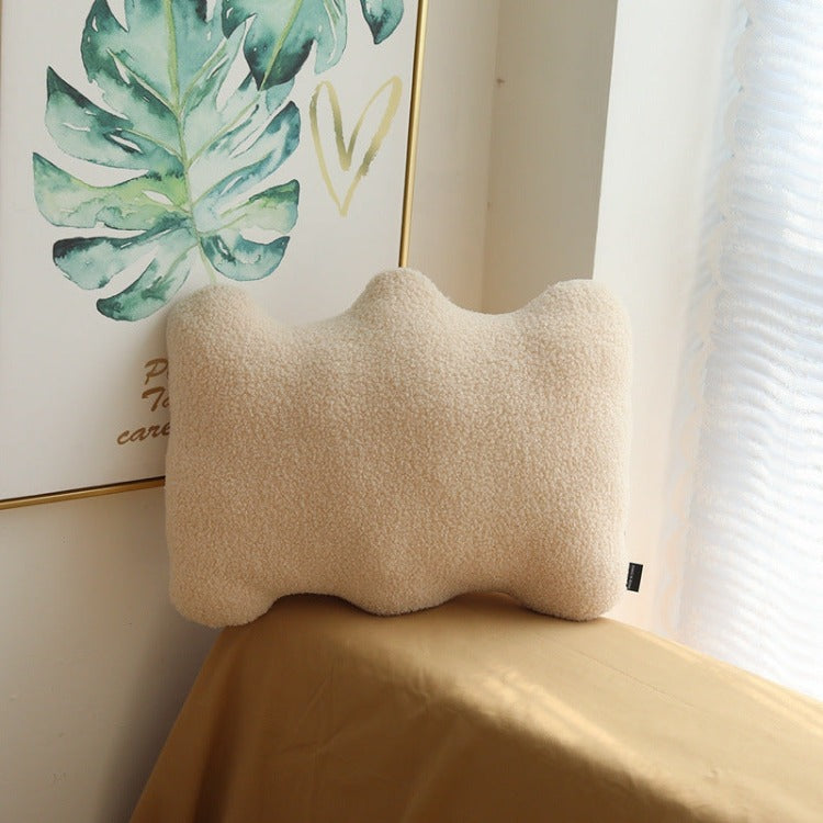 Coffee Time Cushion | Cream Fish Bone - iKids